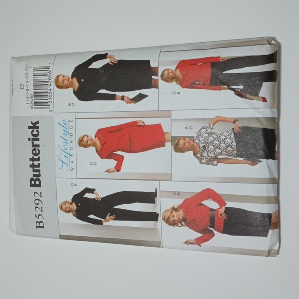 2/$20 Petite Butterick B5292 Sewing Pattern 031664426561 ©2008